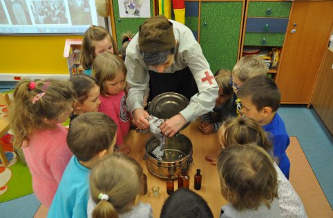 Sanitariuszka w przedszkolu - 29.04.2019r.